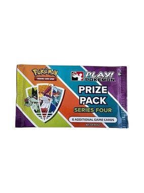 Pokémon Play! Prize Pack Series Four Booster Pack Trading Card Game